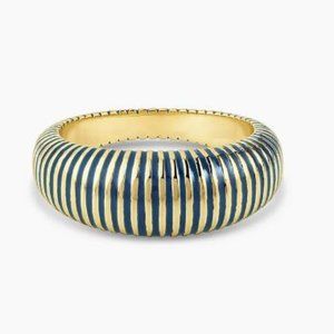 CLEARANCE Gorjana Gold & Navy Blue Catalina Ring